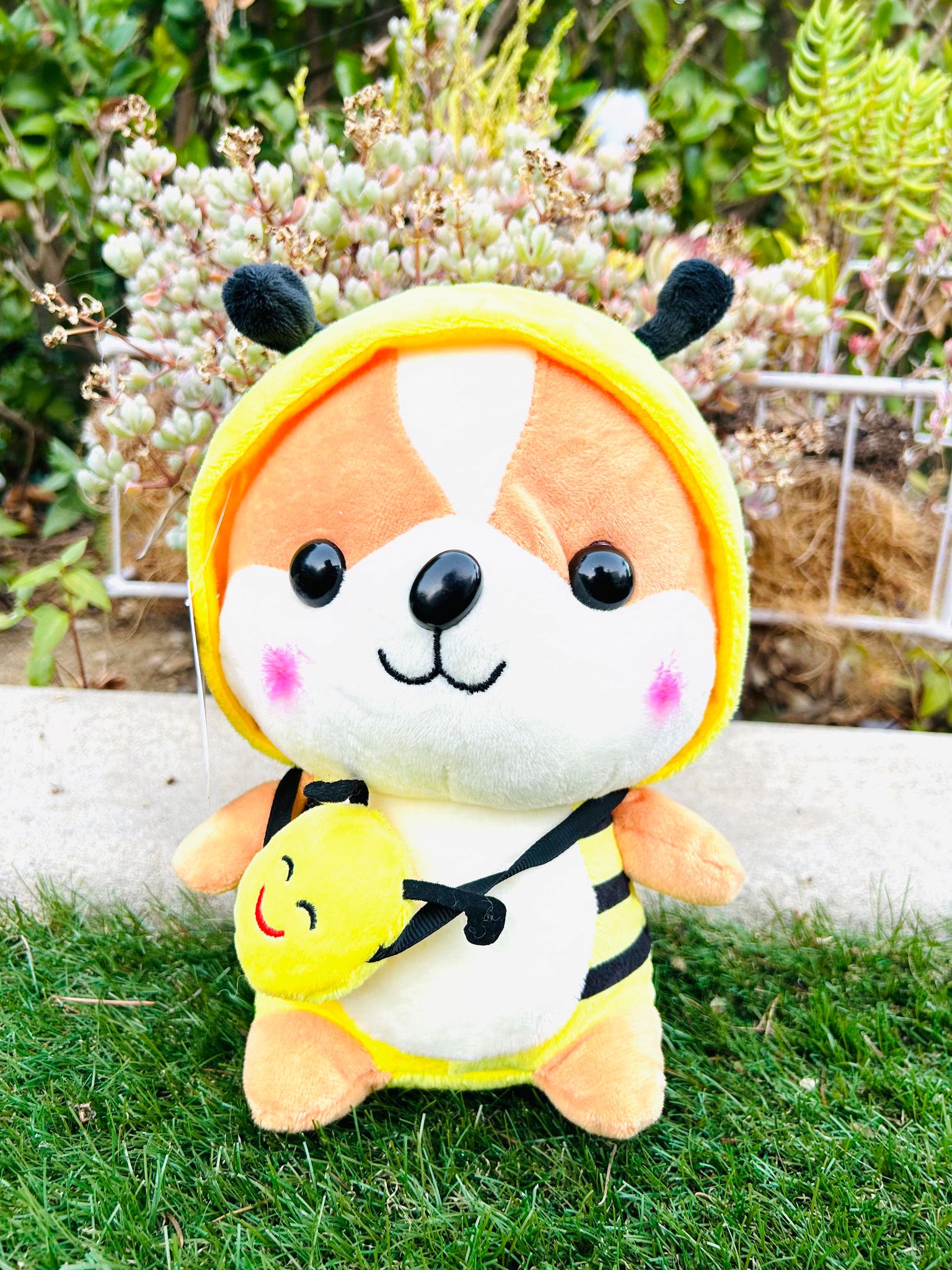 Bumble - Bee Corgi Plushie 9 in. www.Micchi.co