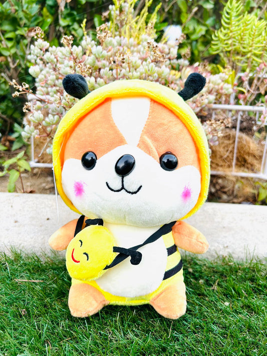 Bumble - Bee Corgi Plushie 9 in. www.Micchi.co