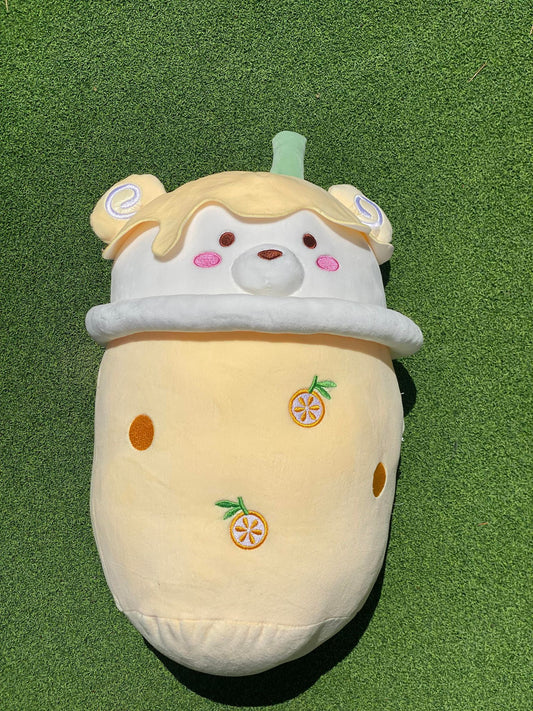 Boba Plushie - Yellow 15 in. www.micchi.co